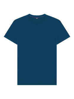 SPOKE Heavyweight Cotton Straight Fit T-Shirt, Legion Blue