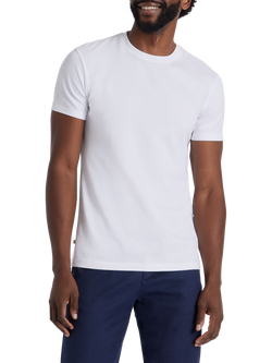 SPOKE Heavyweight Cotton Straight Fit T-Shirt - view 2, White