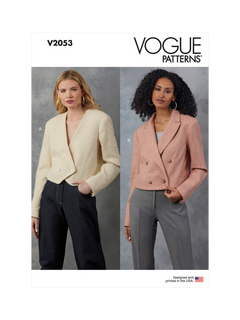 Vogue Misses' Loose Fitting Jackets Sewing Pattern, V2053, D5