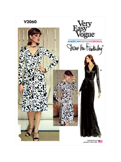 Vogue Misses' Vintage Wrap Dress Sewing Pattern, V2060, B5