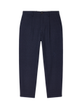 PS Paul Smith Tailored Fit Cotton Blend Suit Trousers, Navy