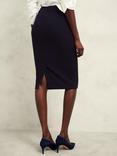 Hobbs Petite Aly Pencil Skirt, Navy