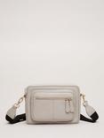 Phase Eight Leather Crossbody Bag, Grey