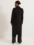 Phase Eight Lydia Wool Blend Long Coat, Black