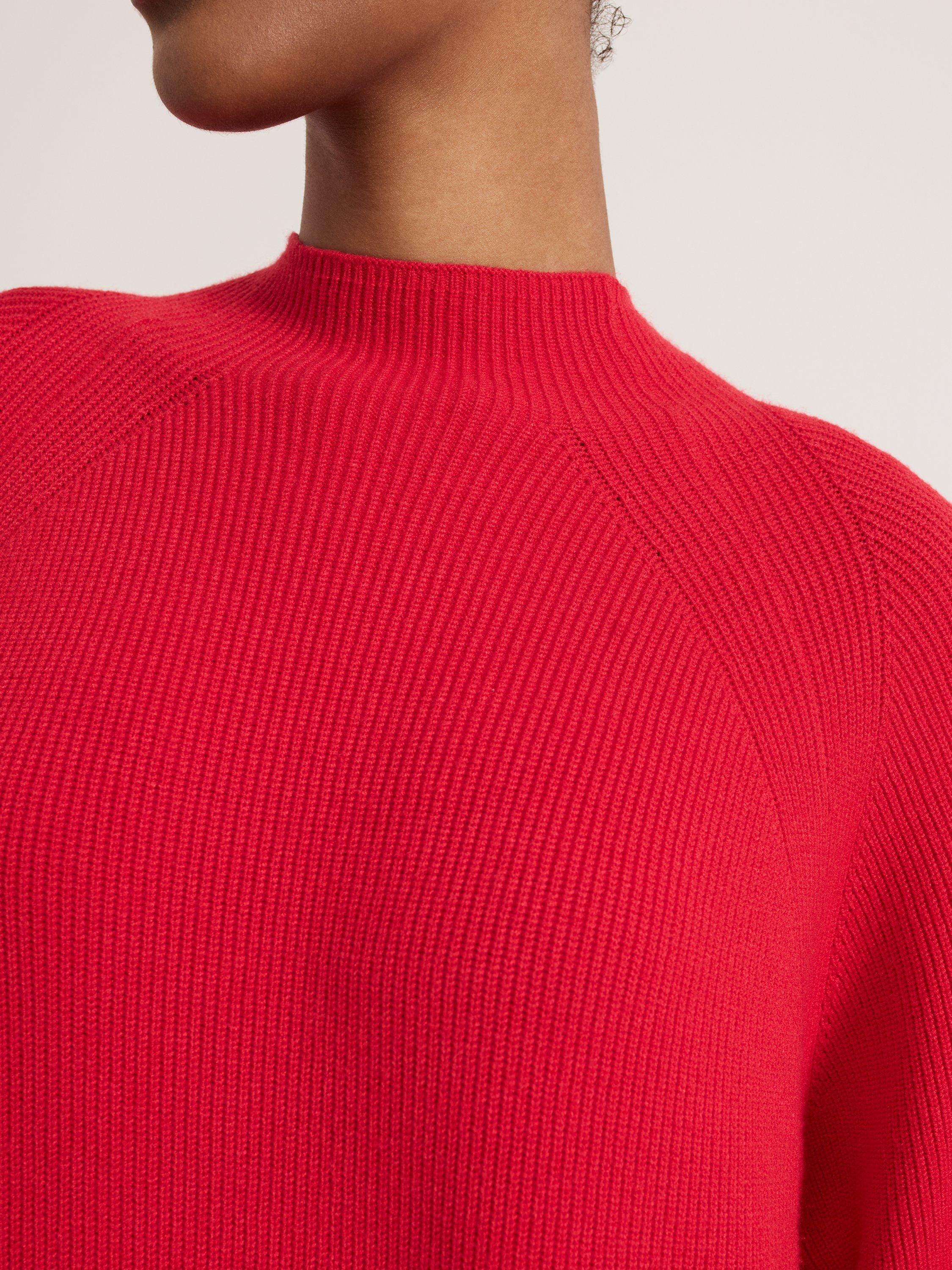 Product image 4 of 7, which shows Phase Eight Eliana Jumper Dress, Red, S
