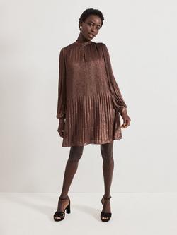 Phase Eight Ella Swing Dress, Bronze, Bronze