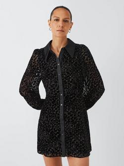 Phase Eight Esin Shirt Dress, Black, Black