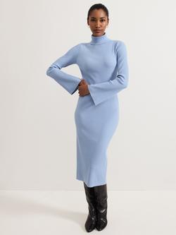 Phase Eight Kylie Knit Dress, Pale Blue, Pale Blue