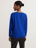 Phase Eight Senita V-Neck Jumper, Blue