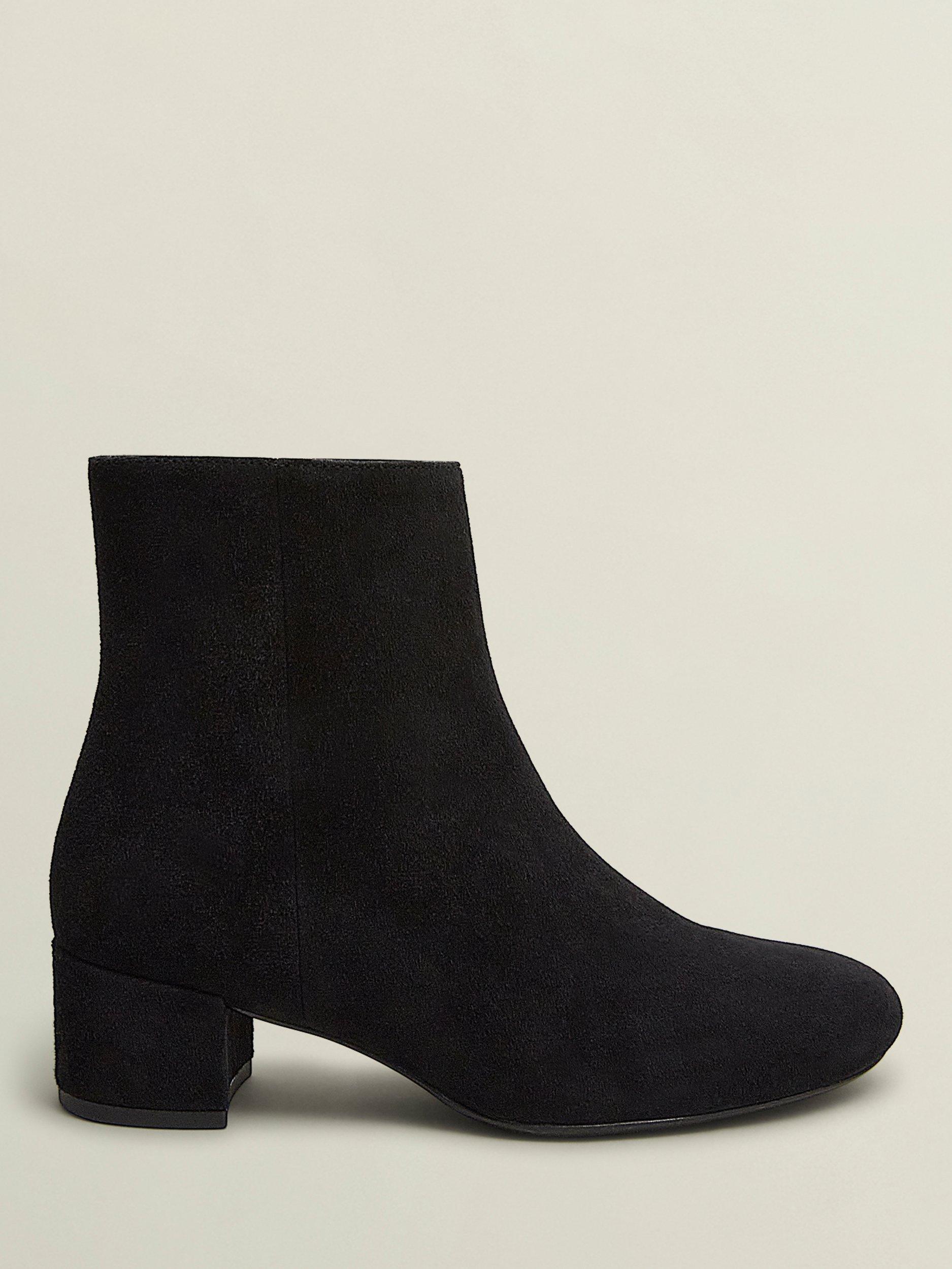 Hobbs Evelyn Suede Ankle Boots Black