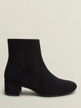 Hobbs Evelyn Suede Ankle Boots, Black