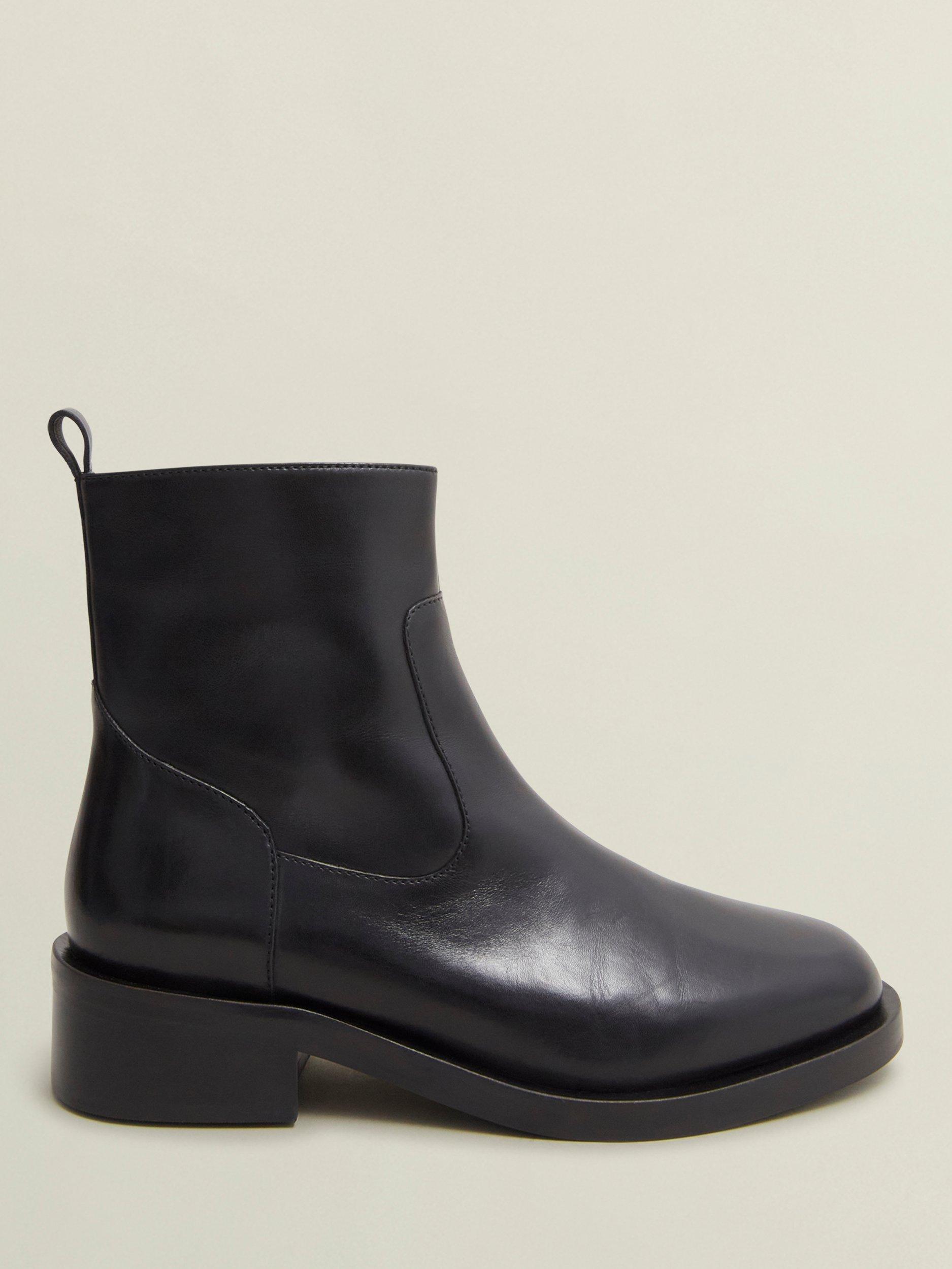 Hobbs Georgia Leather Ankle Boots Black