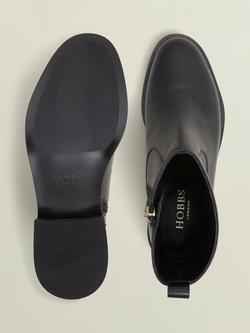 Hobbs Georgia Leather Ankle Boots, Black - view 2, Black