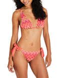 Accessorize Crochet Triangle Bikini Top, Bright/Multi