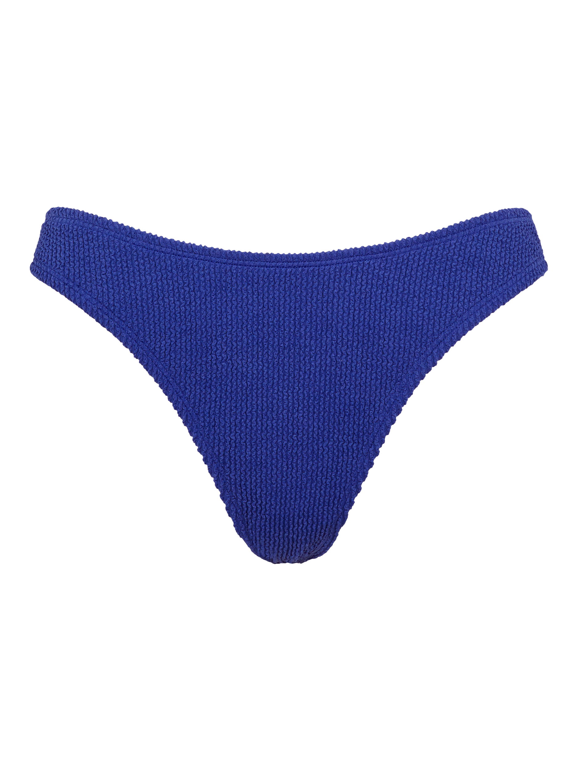 Product image 3 of 4, which shows Accessorize Crinkle Bikini Bottoms, Blue, 6
