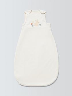 John Lewis Baby Scandi Bunny Sleeping Bag, 0.5 Tog, Yellow, Yellow