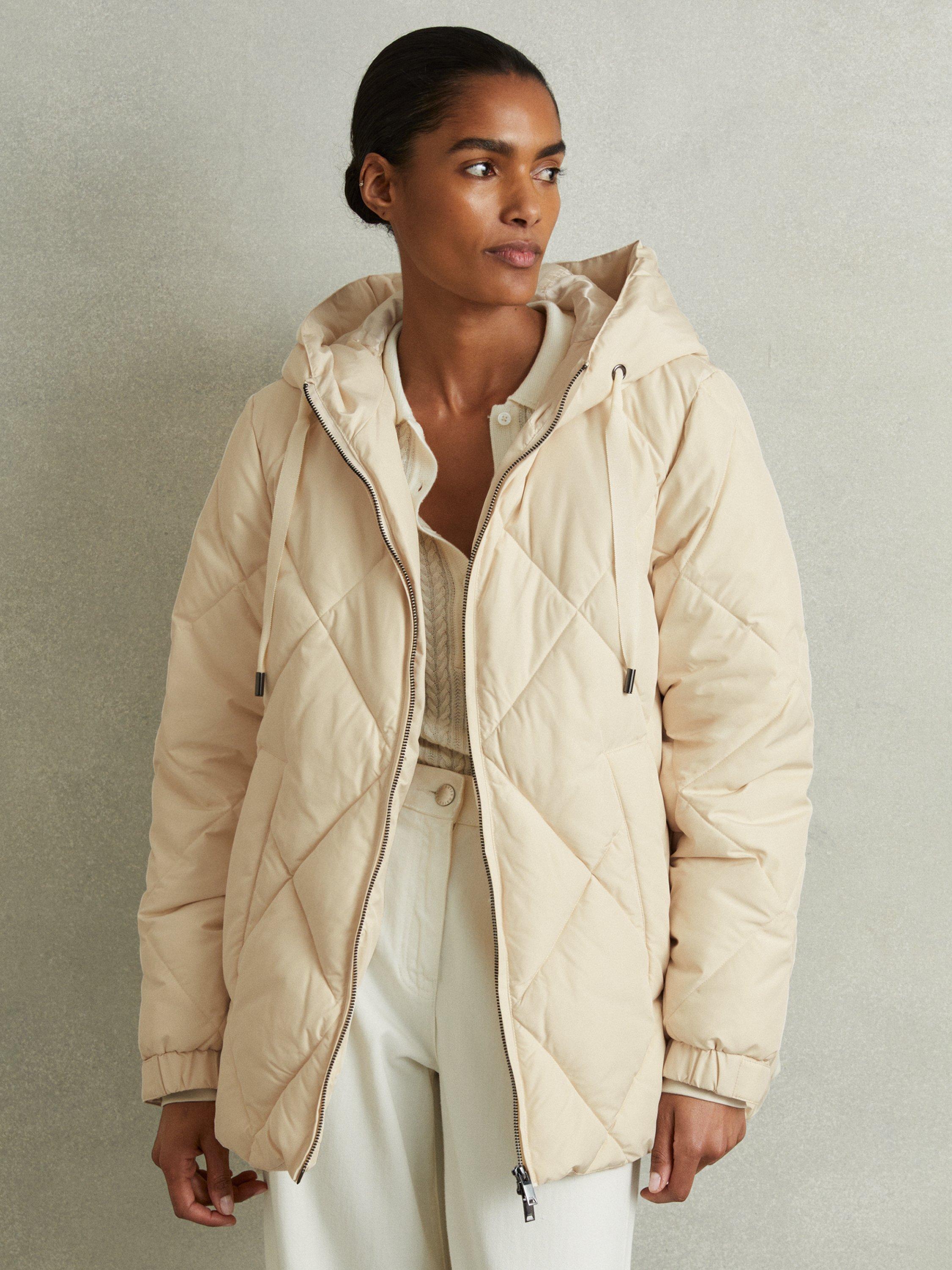 Puffer quilted coat online