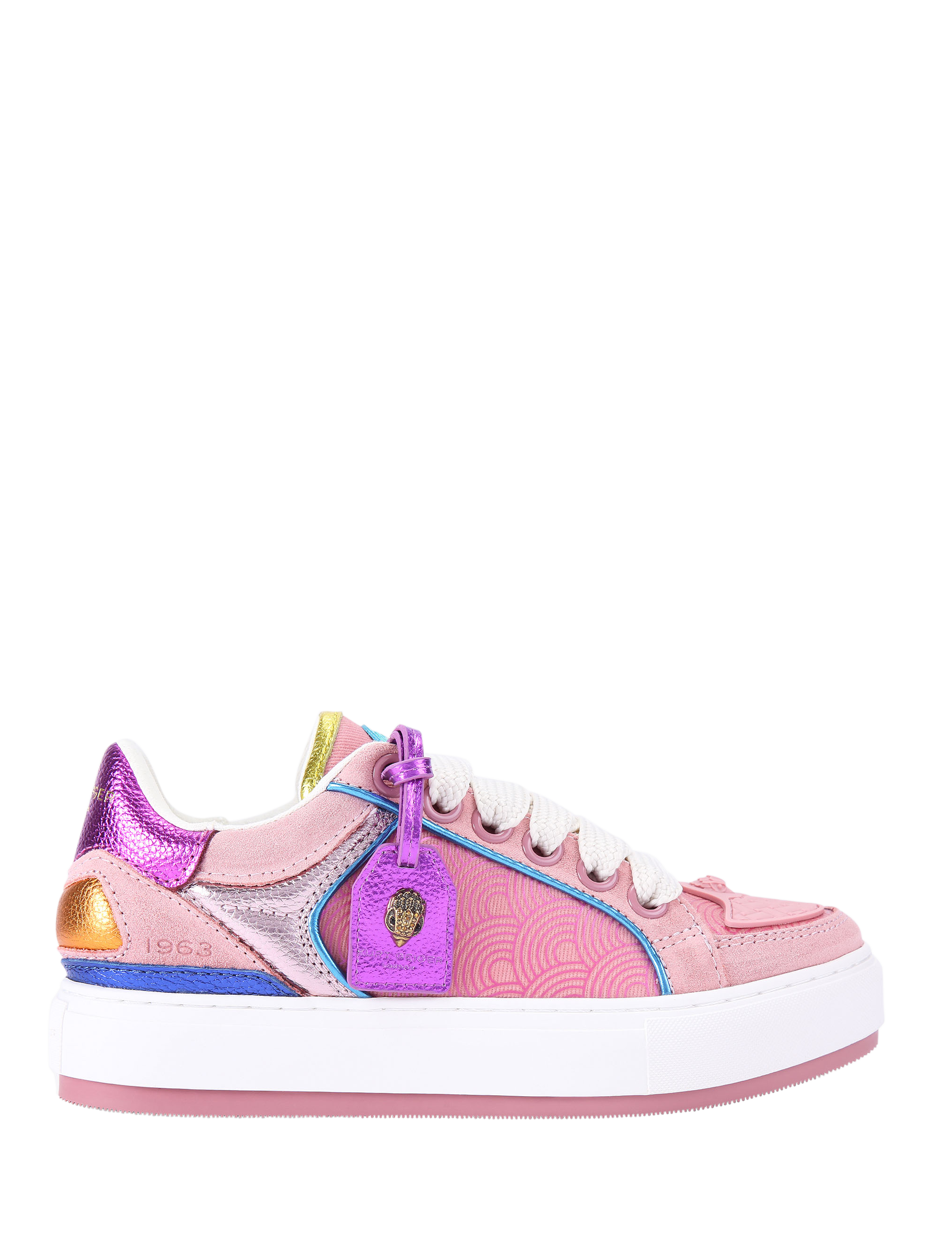 Pink kurt geiger trainers online