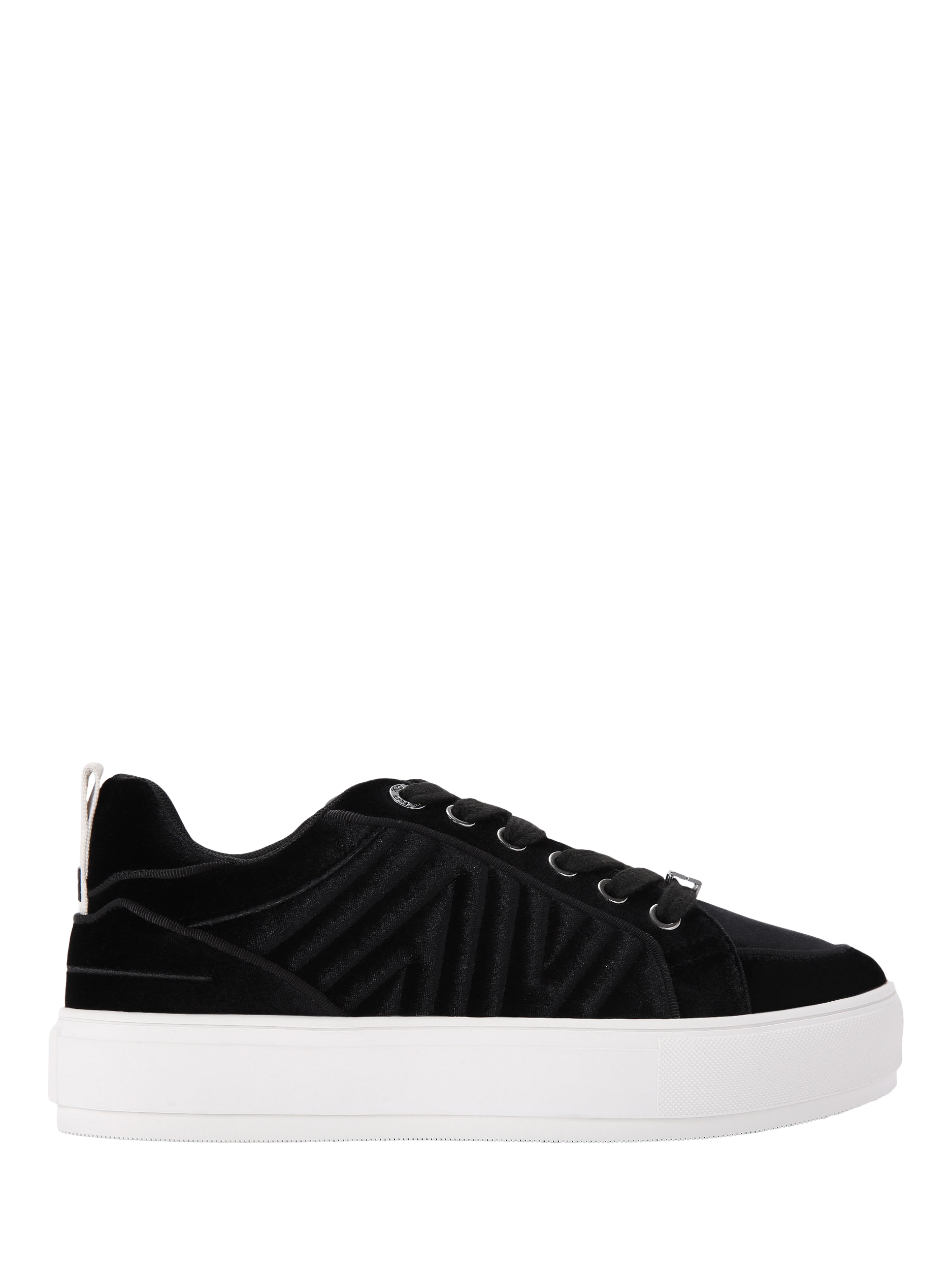 KG Kurt Geiger Kingly Textured Platform Trainers Black