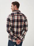 Crew Clothing Cotton Regular Fit Check Shirt, Multi Red