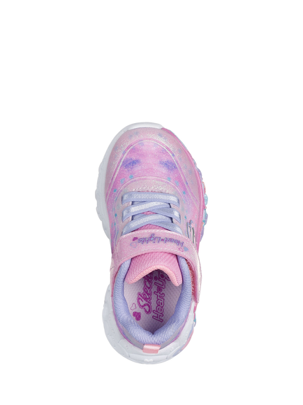Skechers Kids' S-Lights® Eternal Heart Lights Trainers - view 2, Lpmt