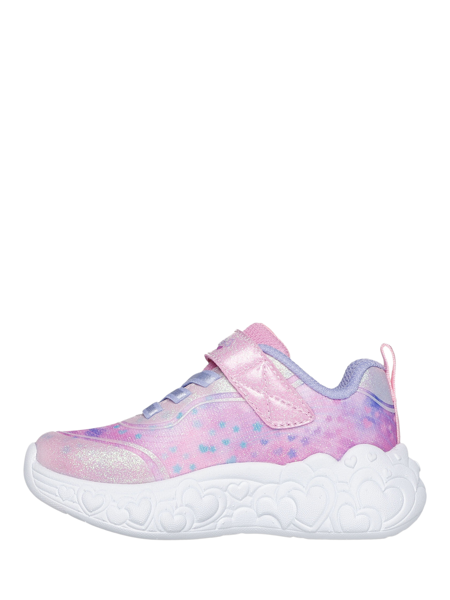 Product image 4 of 4, which shows Skechers Kids' S-Lights® Eternal Heart Lights Trainers, Lpmt, EU21