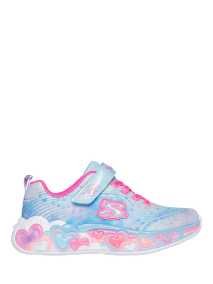 Skechers Kids' S-Lights® Eternal Heart Lights Trainers, Lbmt
