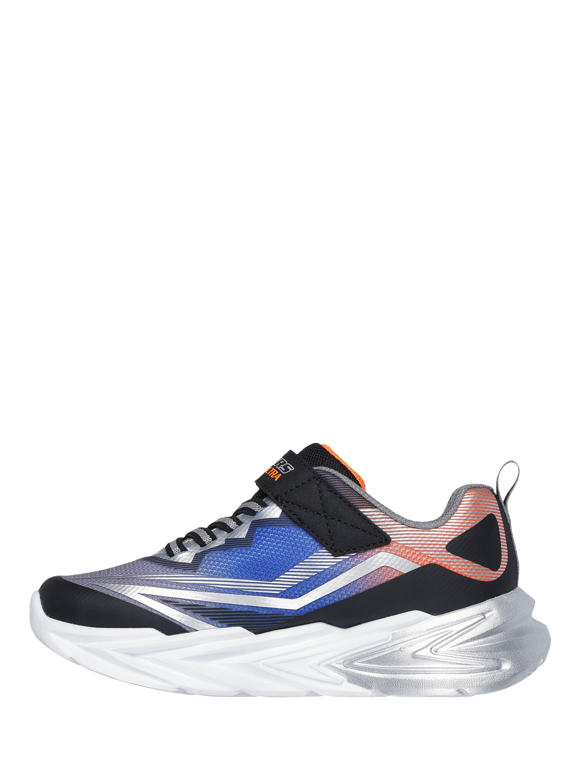 Product image 4 of 4, which shows Skechers Kids' S-Lights® Flex-Glow Ultra, Black/Silver, EU27