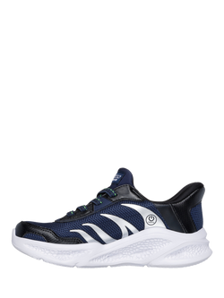 Skechers Kids' S-Lights Meteor Lights Light Up Trainers, Multi - view 2, Multi