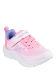 Skechers Kids' Microspec Advance Trainers, Pink/ Lilac
