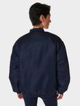 Sweaty Betty Cityscape Longline Bomber, Navy Blue