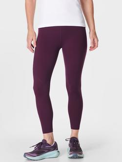 Sweaty Betty Power 7/8 Gym Leggings, Midnight Cherry Purple