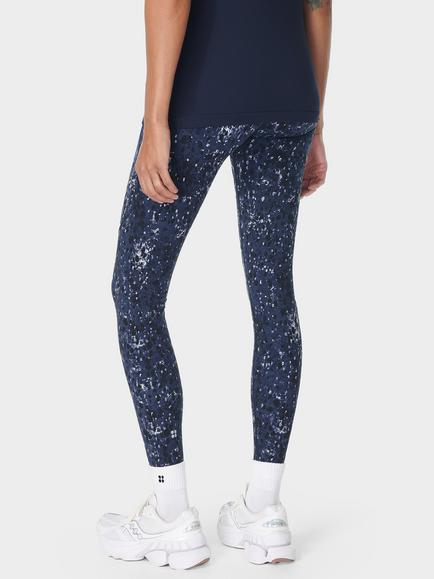 Sweaty Betty Power Workout Leggings - view 2, Blue Ebony Print