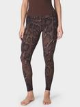 Sweaty Betty Super Soft Yoga Leggings, Brown/Multi