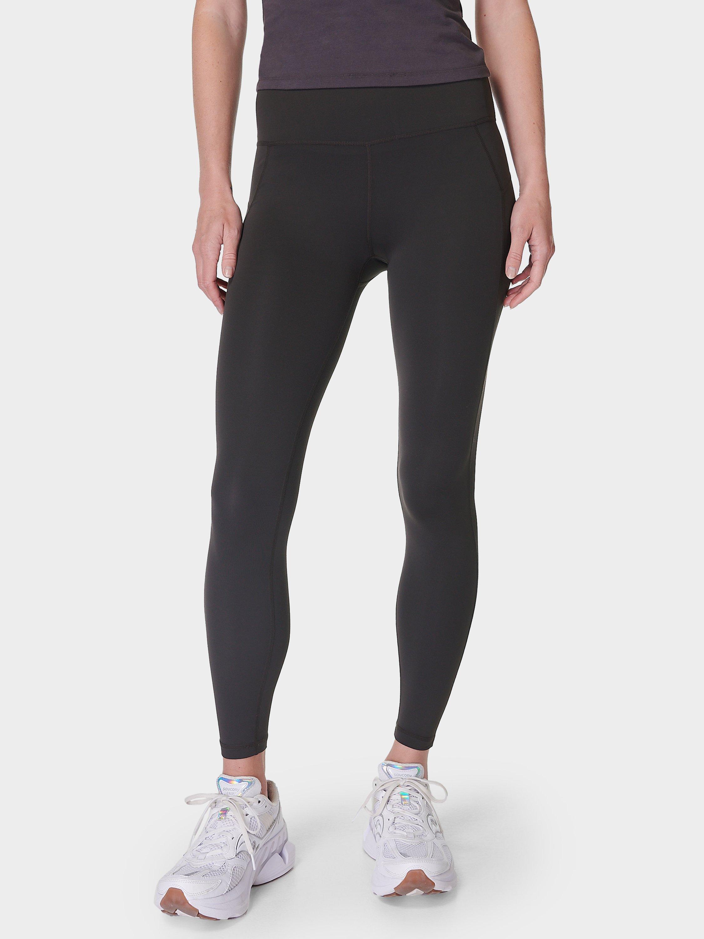 Product image 1 of 6, which shows Sweaty Betty Lightweight Gym Leggings, Dark Grey, XS