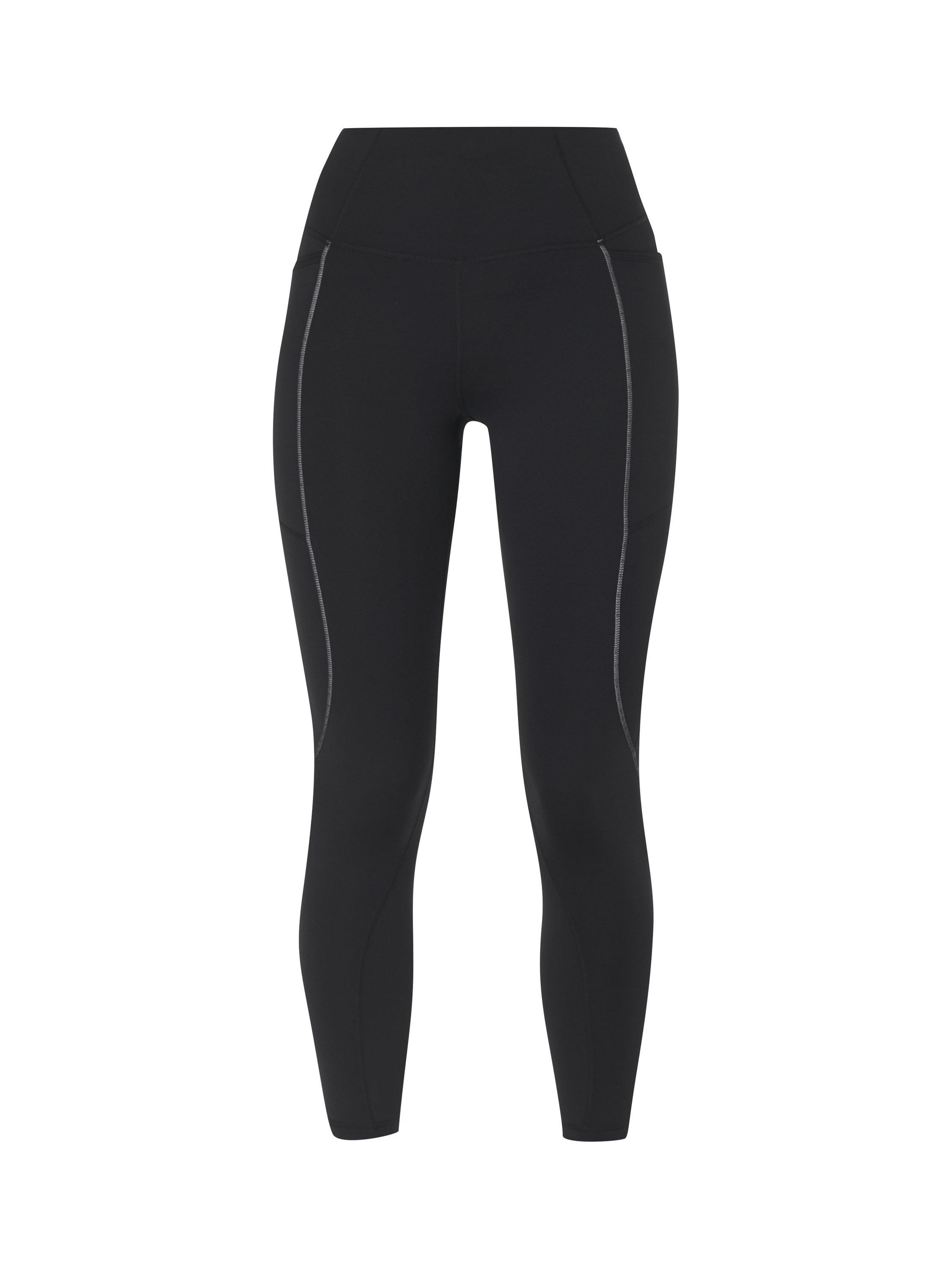 Product image 4 of 8, which shows Sweaty Betty Winter Run 7/8 Leggings, Black, S
