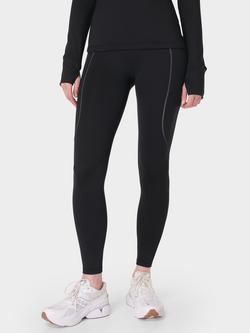 Sweaty Betty Winter Run Leggings, Black, Black
