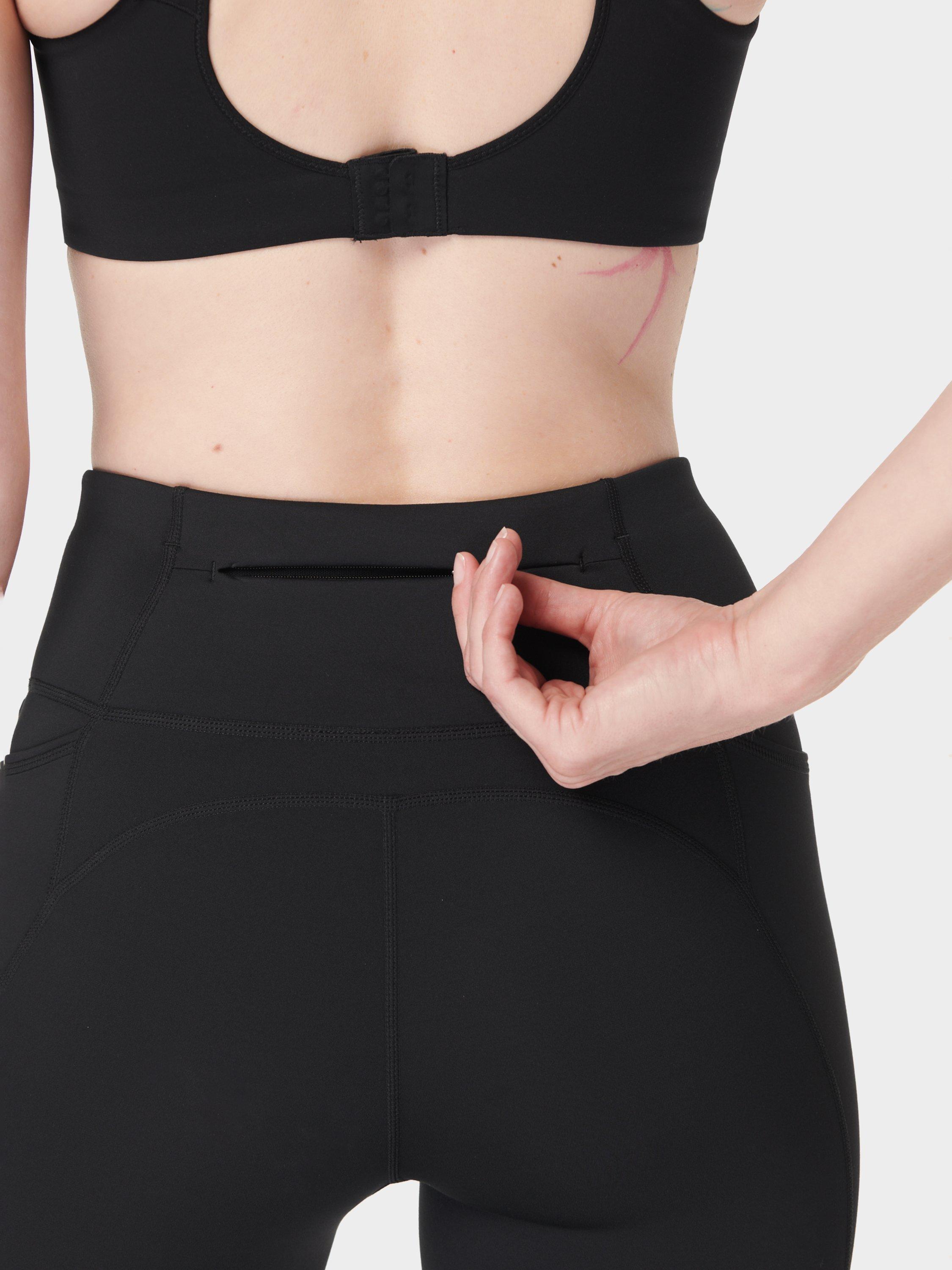 Product image 6 of 8, which shows Sweaty Betty Winter Run Leggings, Black, XXS