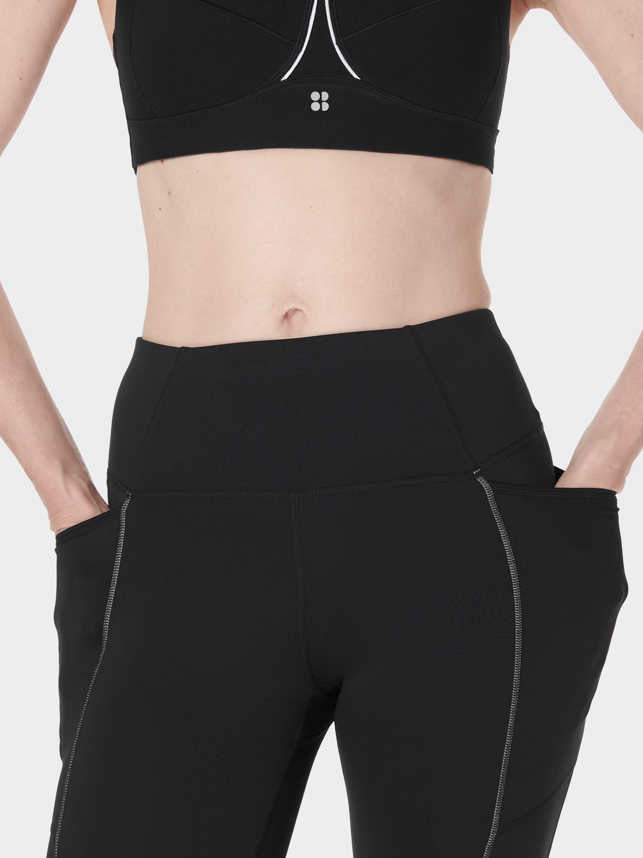Product image 7 of 8, which shows Sweaty Betty Winter Run Leggings, Black, XXS