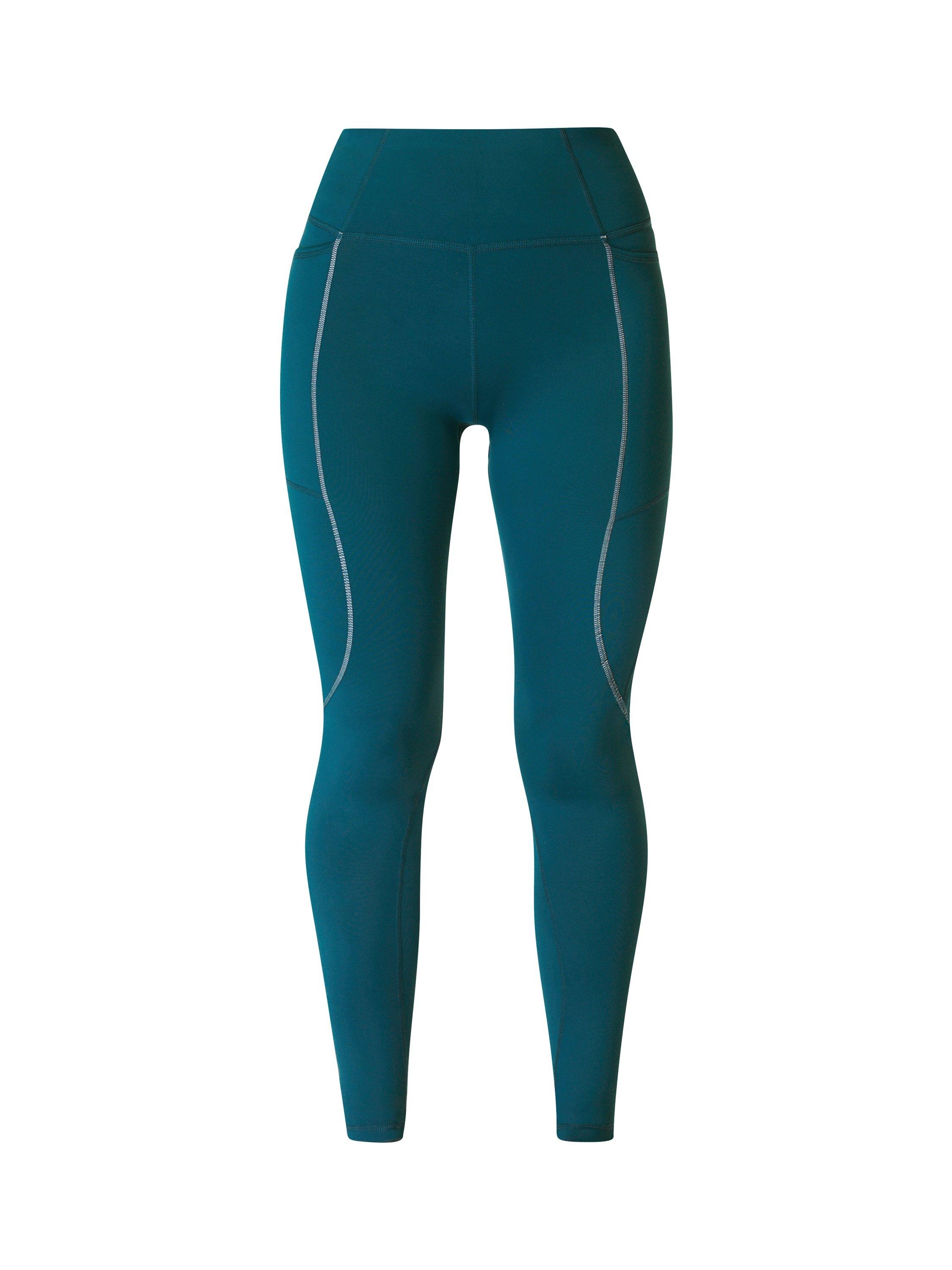 Product image 8 of 8, which shows Sweaty Betty Winter Run Leggings, Deep Green, XS