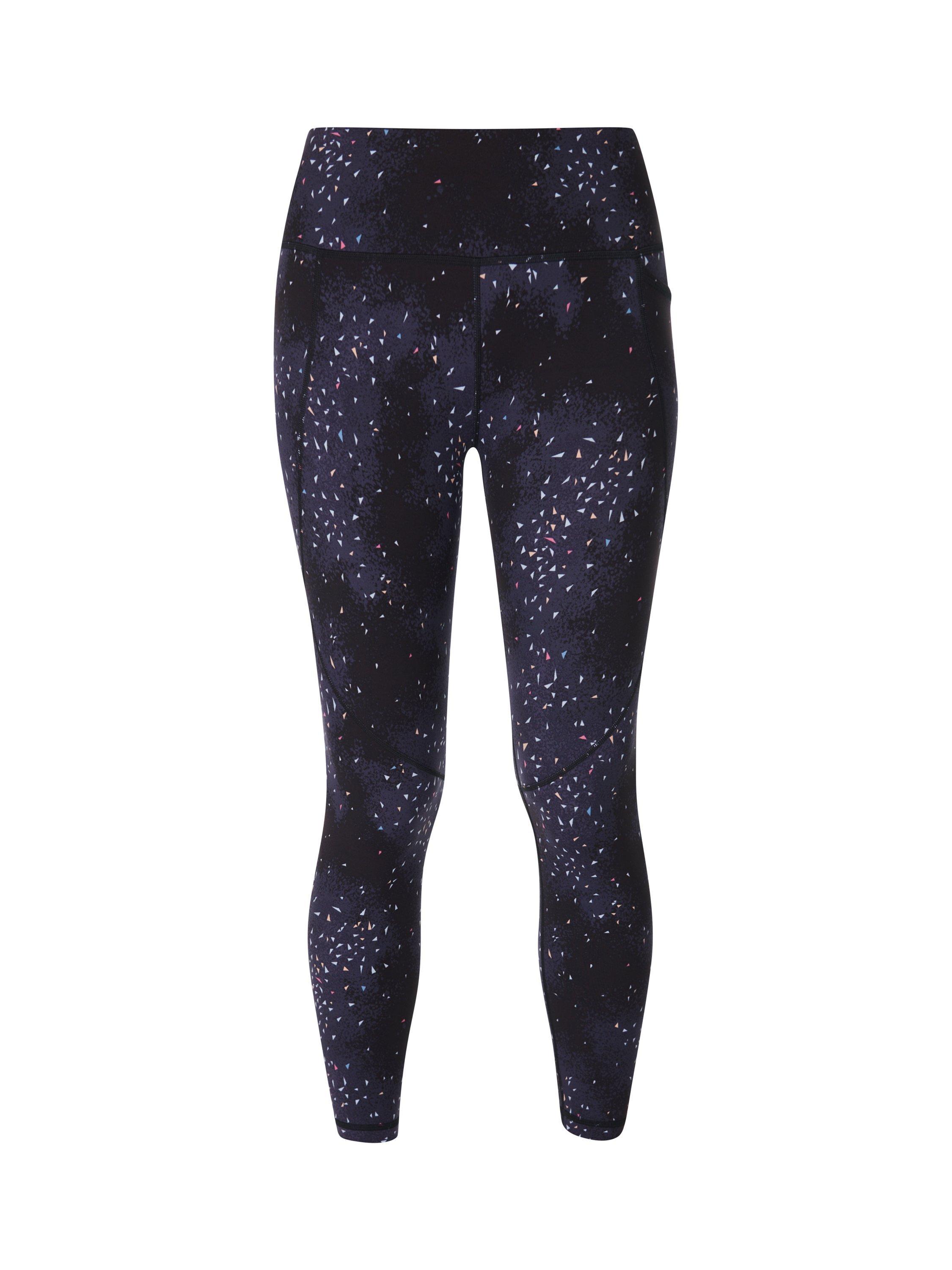 Product image 4 of 7, which shows Sweaty Betty Power 7/8 Workout Leggings, Blue Confetti, XS