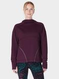 Sweaty Betty Tempo Train Hoodie, Midnight Cherry Purple