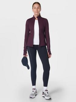 Sweaty Betty Women's Running Top, Midnight Cherry Purple - view 2, Midnight Cherry Purple