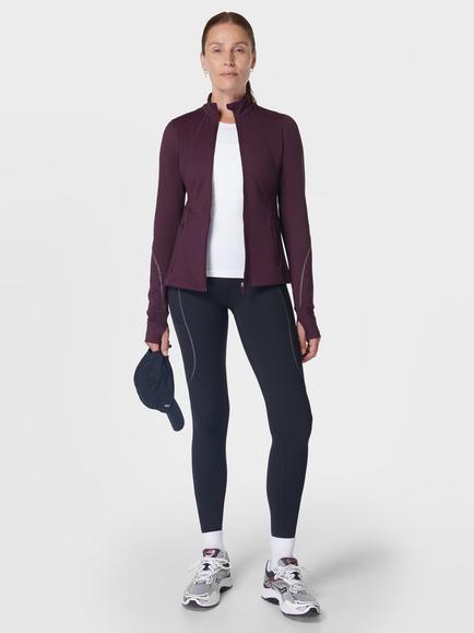 Sweaty Betty Women's Running Top, Midnight Cherry Purple - view 2, Midnight Cherry Purple