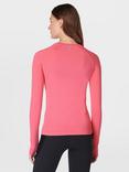 Sweaty Betty Athlete Seamless Sports Long Sleeve Top, Pink