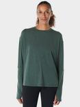 Sweaty Betty Soft Flow Studio Long Sleeve Top, Green