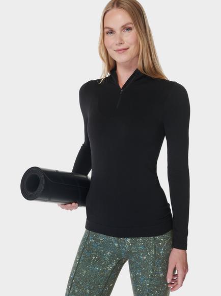 Sweaty Betty Glisten Top, Black, Black