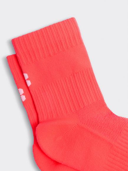 Sweaty Betty Crew Running Socks, Pack of 2, Fluro Flash Pink, Fluro Flash Pink