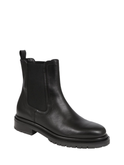 Jones Bootmaker Kefalonia Leather Chelsea Boots, Black - view 2, Black