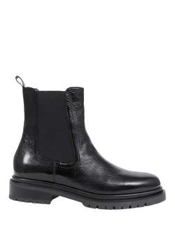 Jones Bootmaker Kefalonia Patent Chelsea Boots, Black, Black